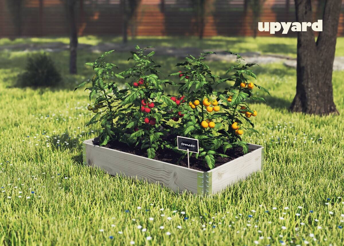 UPYARD Hochbeet INDUSTRIAL grau Holz B/L: ca. 80x120 cm