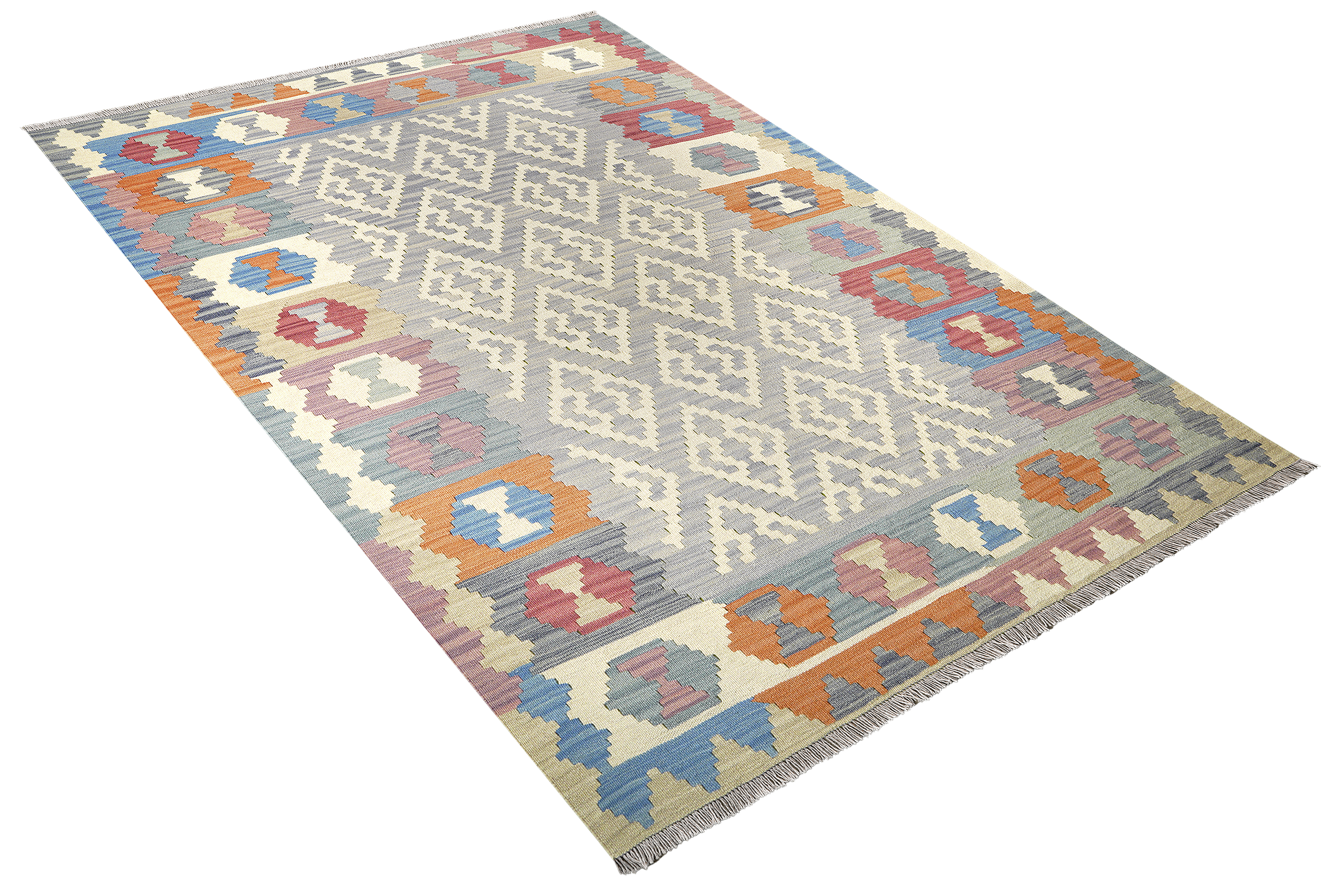 PersaTepp Teppich Kelim Gashgai bunt B/H/L: ca. 168x1x238 cm