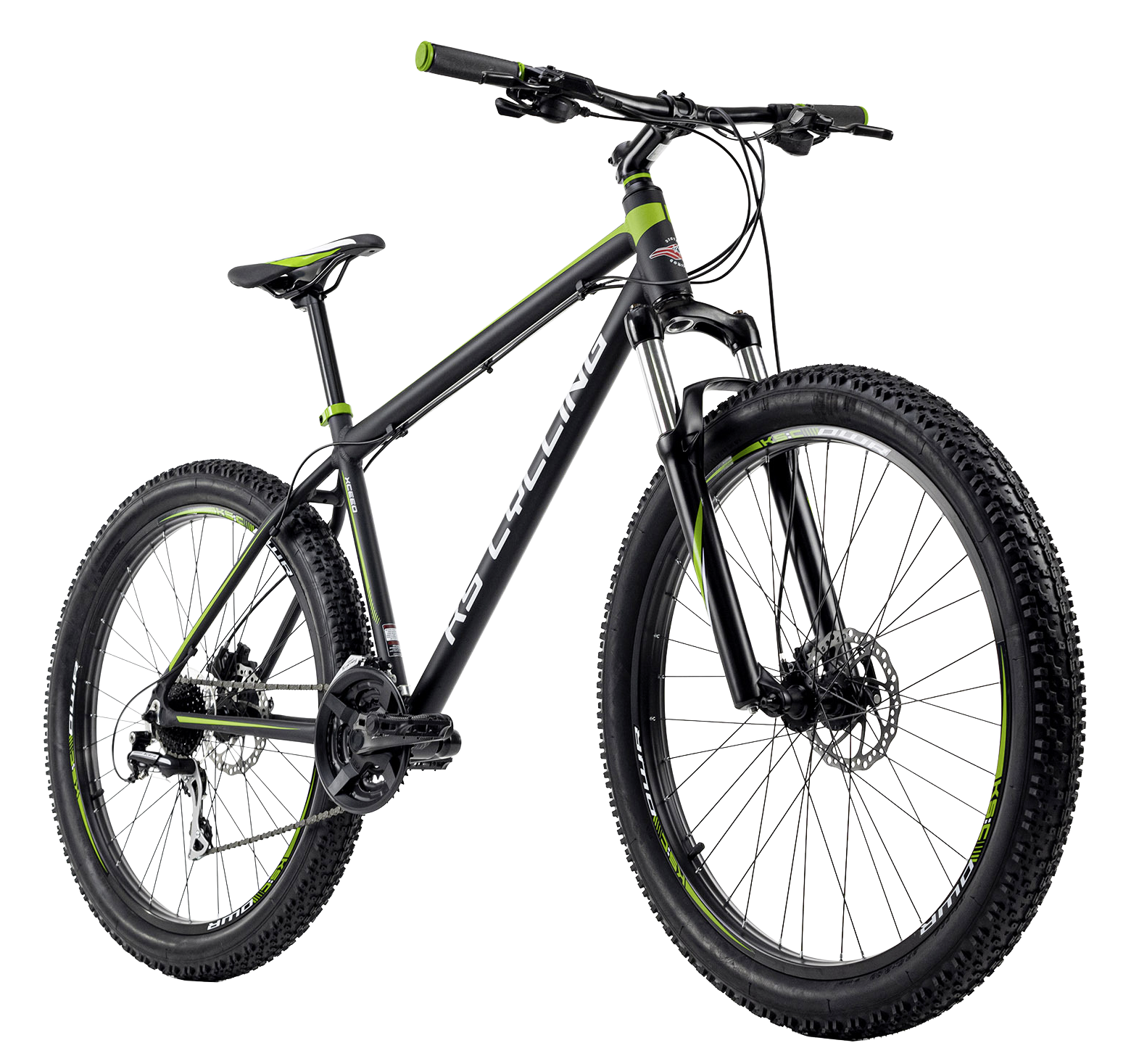 KS-Cycling Mountain-Bike Xceed 27,5" Xceed 27,5 Zoll Rahmenhöhe 50 cm 24 Gänge schwarz schwarz ca. 27,5 Zoll