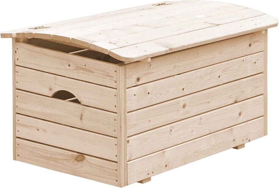 Timbela Aufbewahrungsbox M034 natur Holz B/H/L: ca. 80x47x50 cm