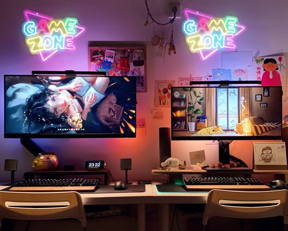 Nolo LED-Neon_Wandleuchte Zone Acryl B/H/L: ca. 34x1,6x35 cm