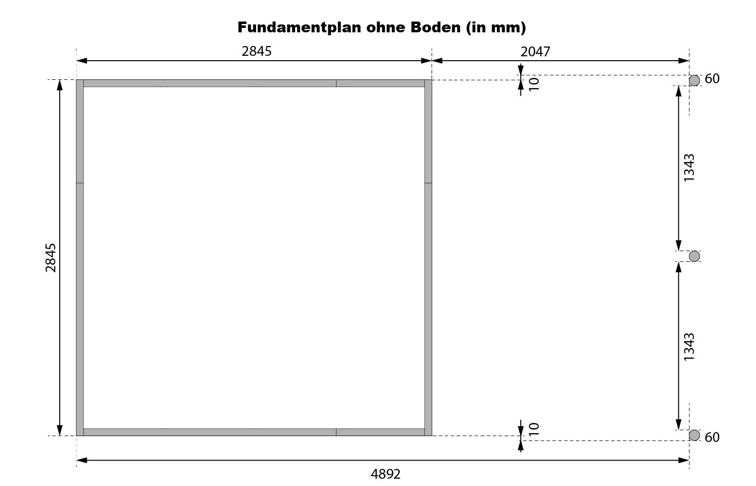 Karibu Gartenhaus Indra 3,5 anthrazit B/H/T: ca. 289x213x289 cm