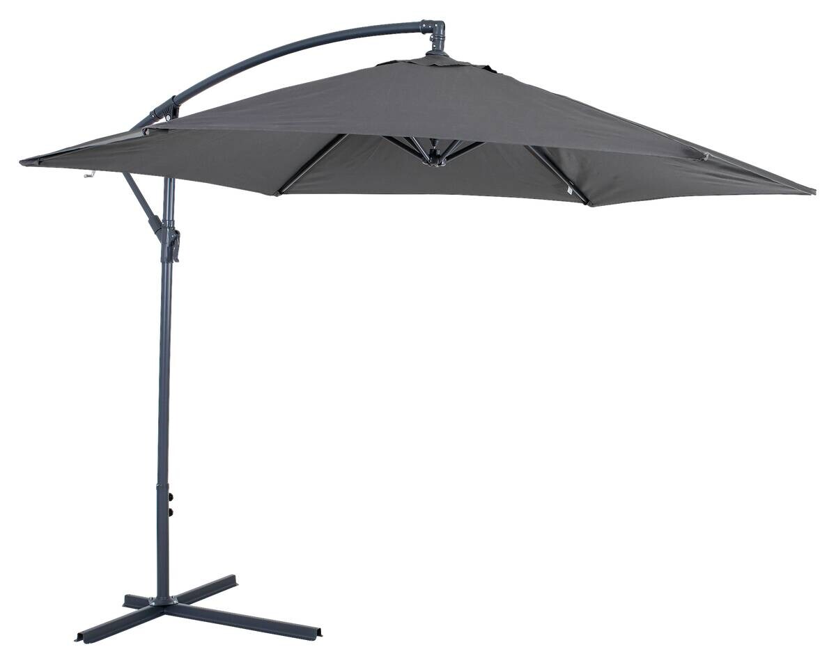 Greemotion Ampelschirm anthrazit Stahl B/H/L/D: ca. 182x16,5x25x300 cm