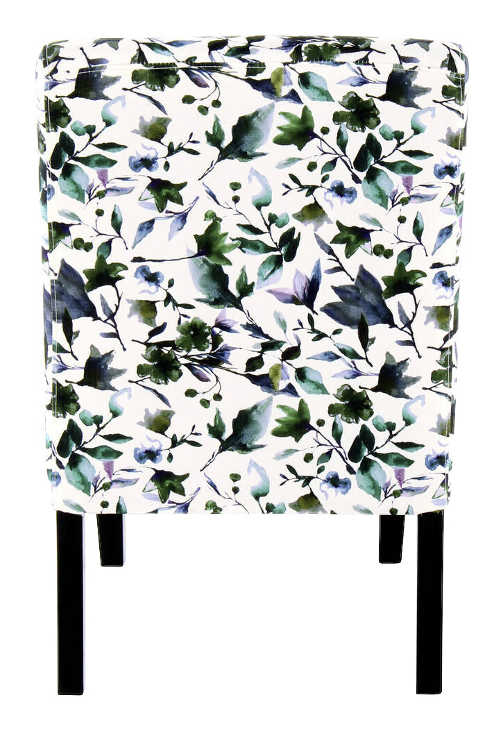 Stuhl Indira 100 grün weiß Microfaser Microfaser B/H/T: ca. 55x92x77 cm