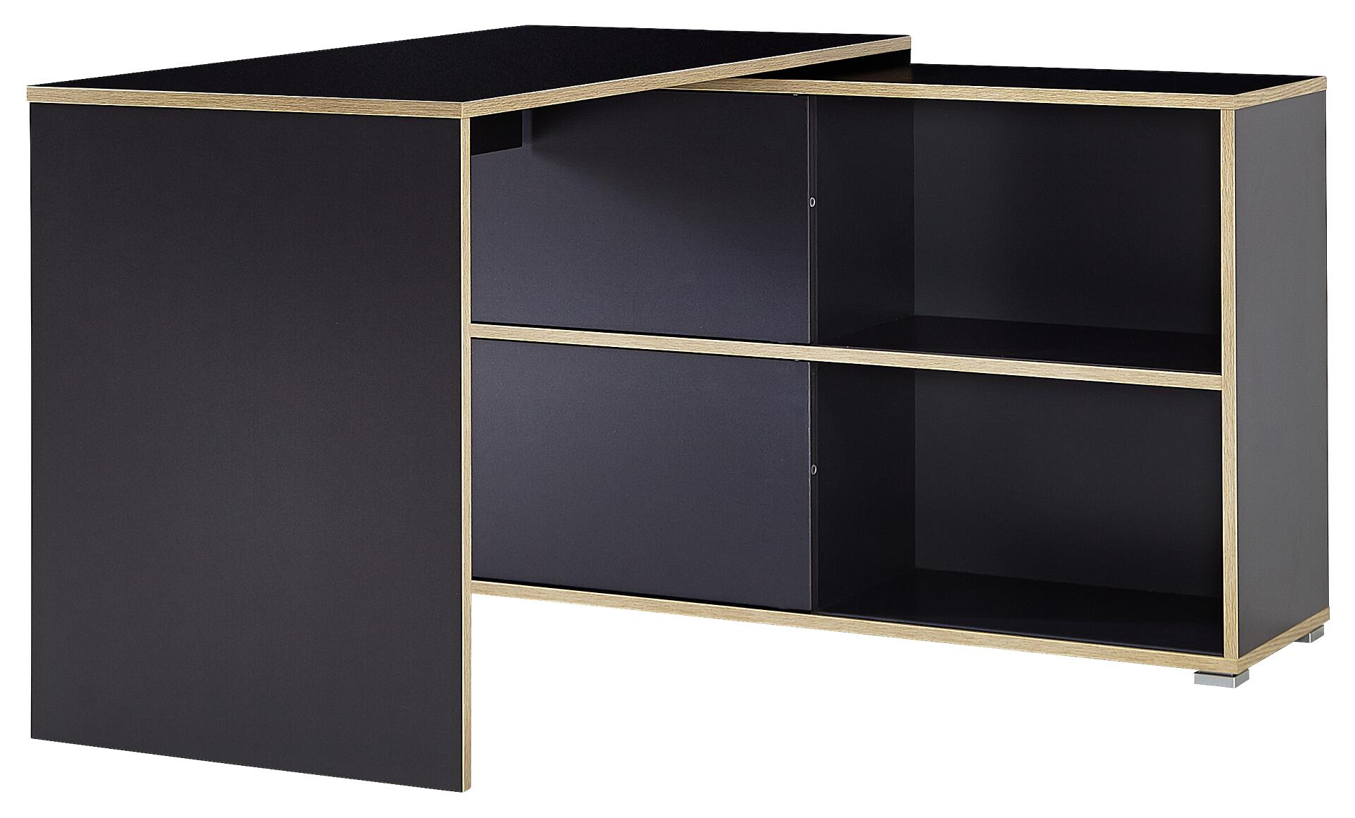 Schreibtisch anthrazit B/H/T: ca. 120x76x120 cm