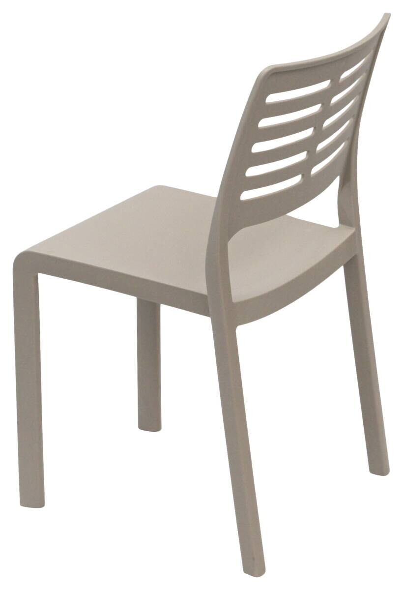 ProGarden Stapelstuhl Mistral taupe Kunststoff