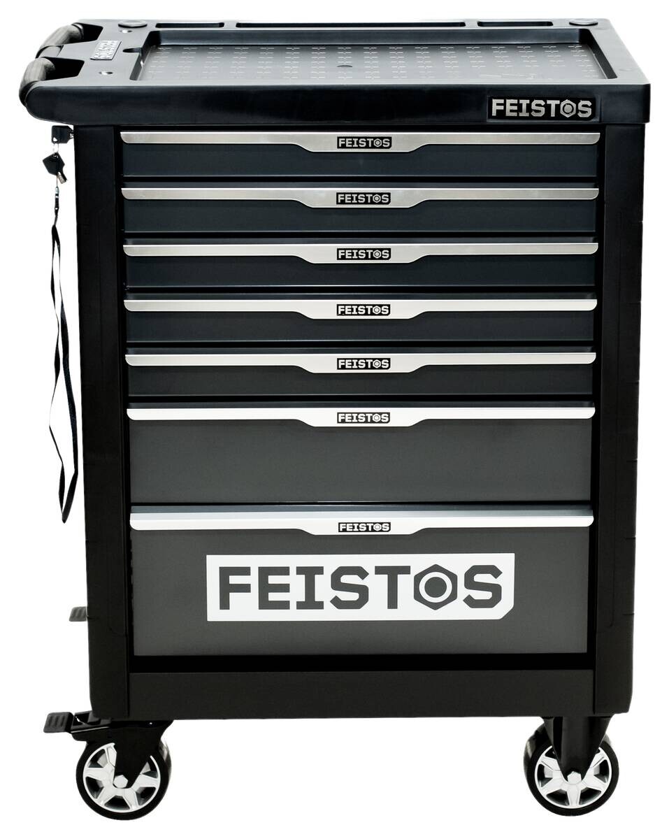 Werkstattwagen Mento anthrazit B/H/L: ca. 47x96x77 cm