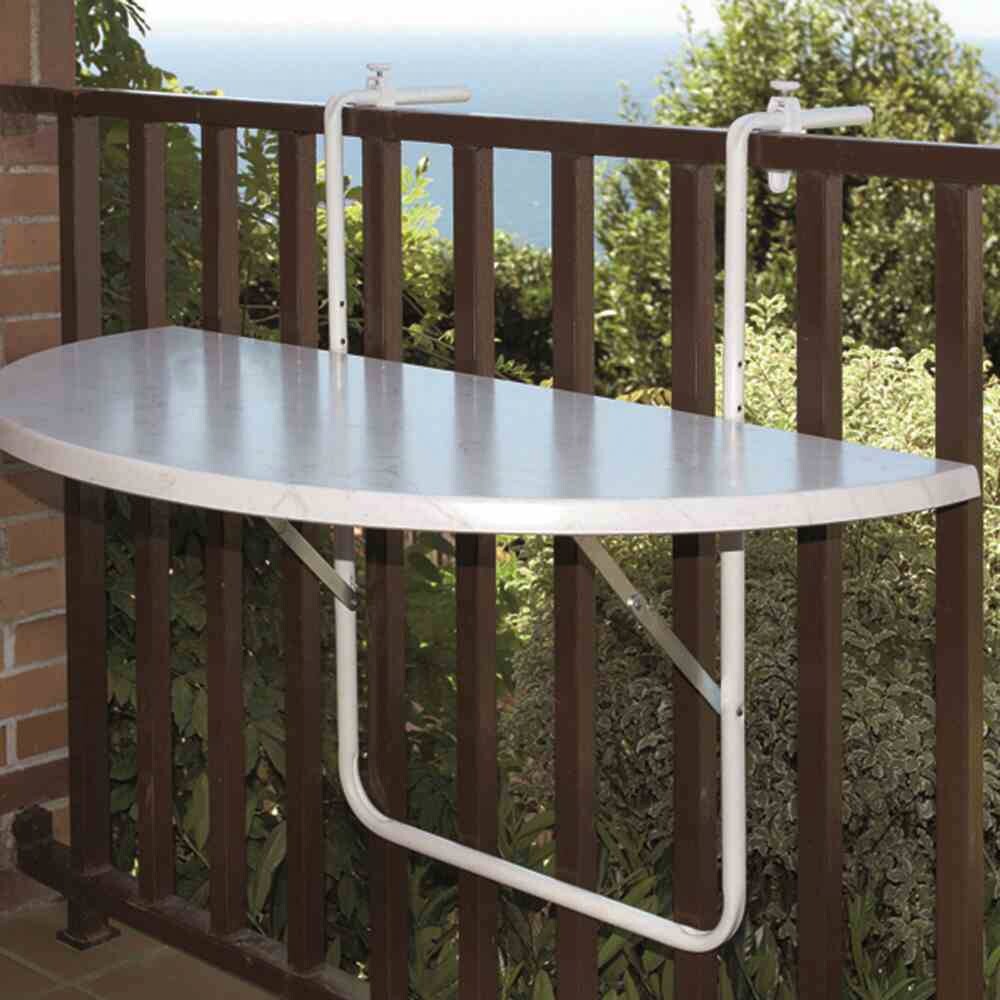 Alco Tisch weiß Kunststoff B/H/L: ca. 50x68x100 cm