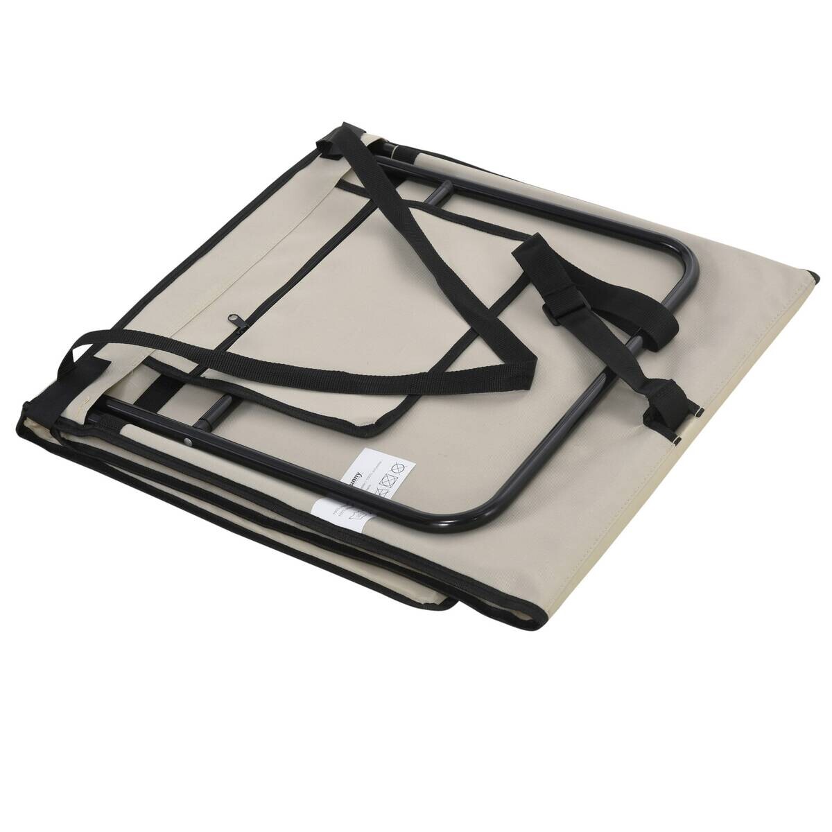 Outsunny Sonnenliege beige Polyester B/H/L: ca. 51x142x40 cm