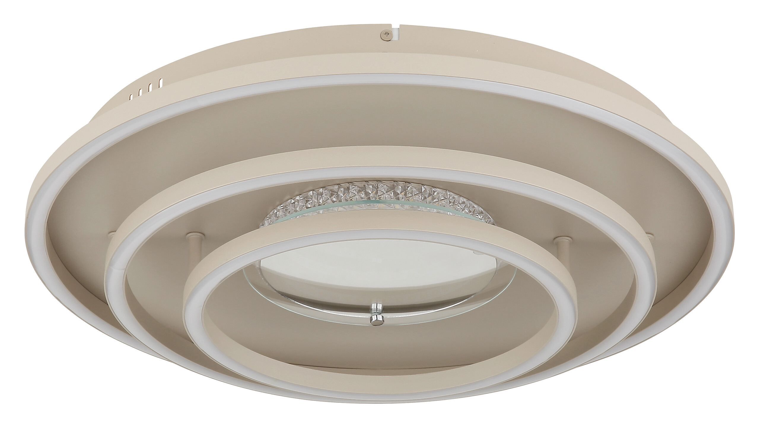 GLOBO Deckenleuchte sand Aluminium Metall H/D: ca. 10,8x51,1 cm 1 Brennstellen