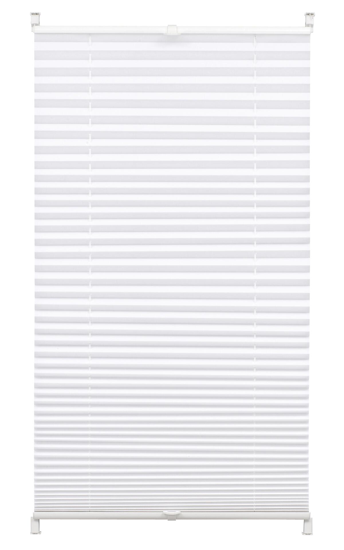 Boviva Spannplissee weiß B/L: ca. 90x210 cm