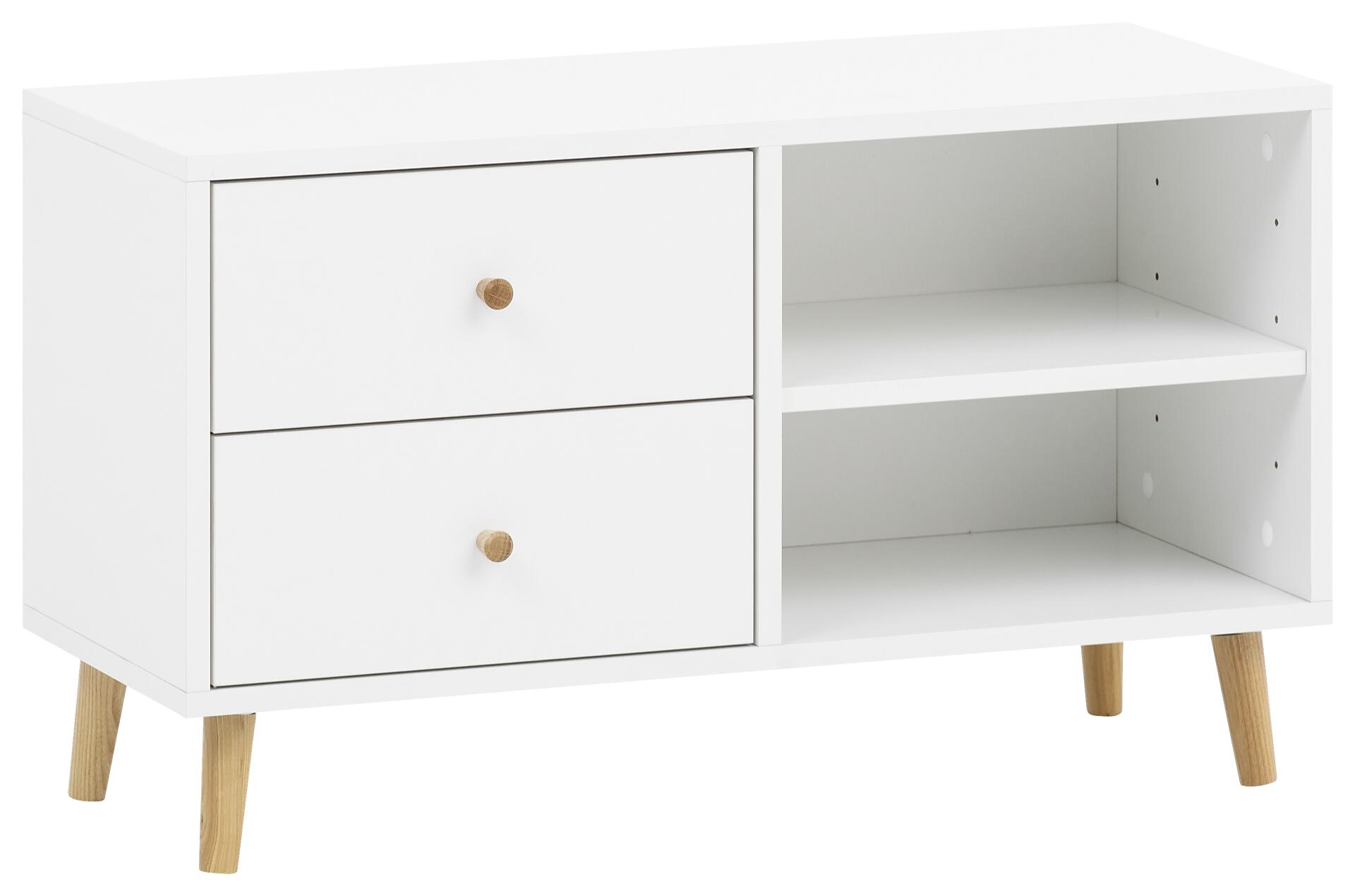 Bank Bjarne weiß matt B/H/T: ca. 78,9x46,5x33 cm Bank Bjarne weiß matt B/H/T: ca. 78,9x46,5x33 cm