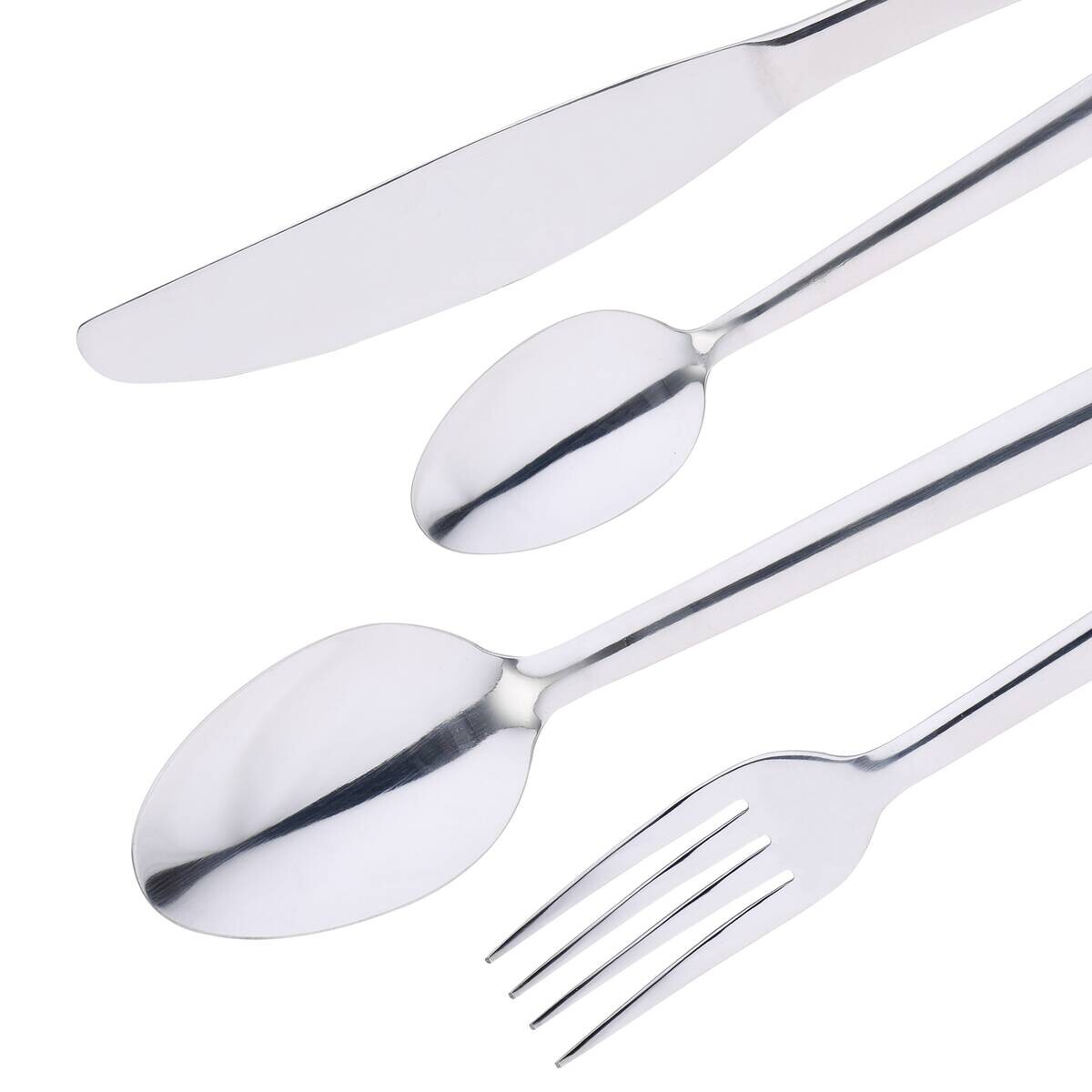 SAN IGNACIO Besteckset CRETE silber Edelstahl 24 tlg.