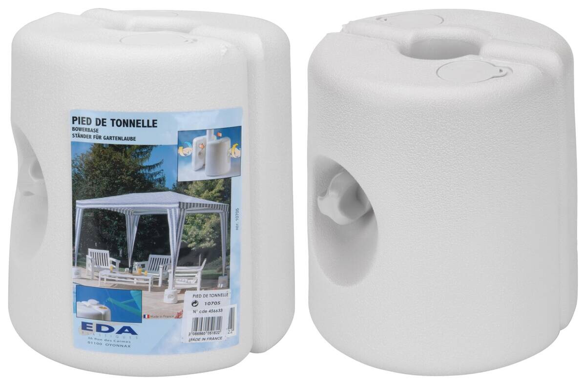 Zeltfuß-Ständer weiß Polypropylen B/H/L: ca. 24x24x25,5 cm