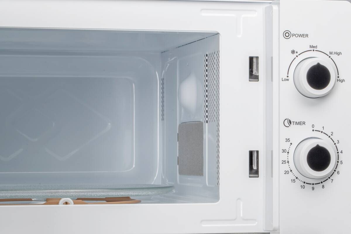 POCOline Mikrowelle D20MXP04-E70 weiß Metall B/H/T: ca. 44x24x32 cm ca. 20 l