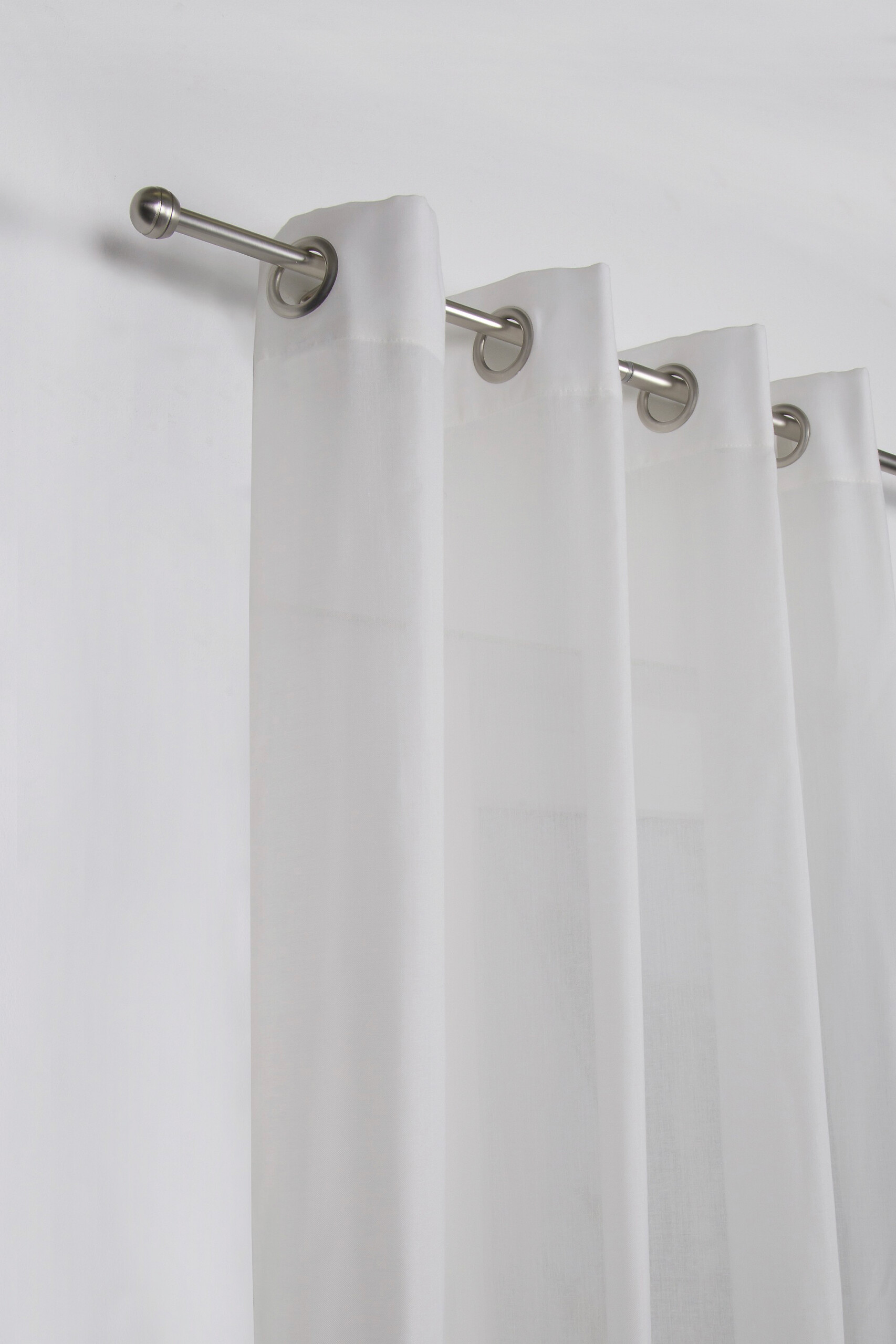 ondeco Stilgarnituren habito_rillball Edelstahloptik Metall ausziehbar von ca. 160 bis 280 cm 1.0 Läufe