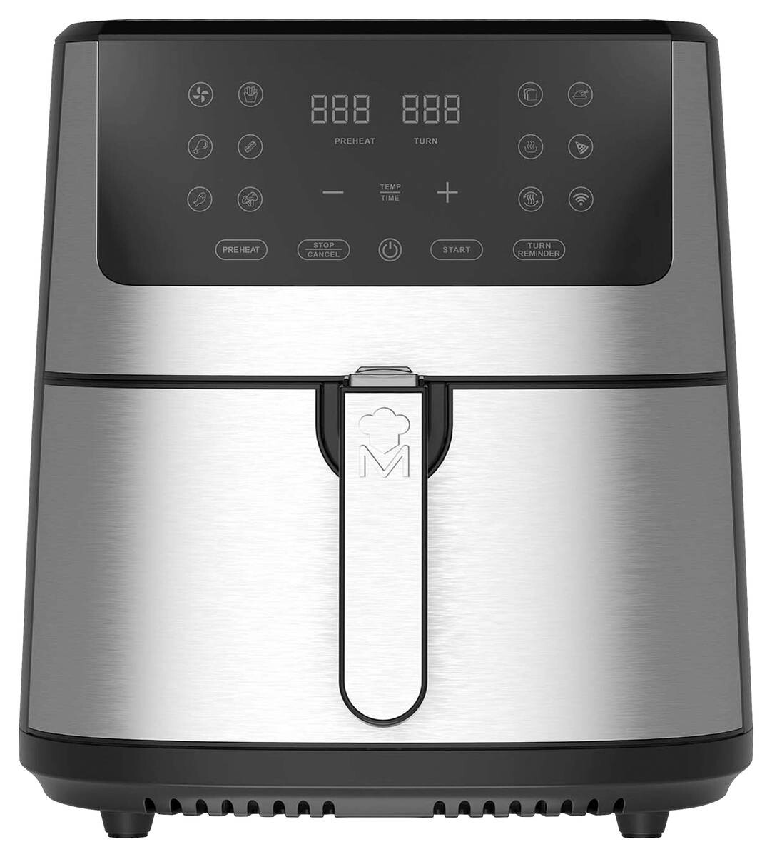 MASTERPRO Heißluftfritteuse BGMP-9344 I-Rocket silber Kunststoff B/H/T: ca. 40x41x35,5 cm ca. 6 l