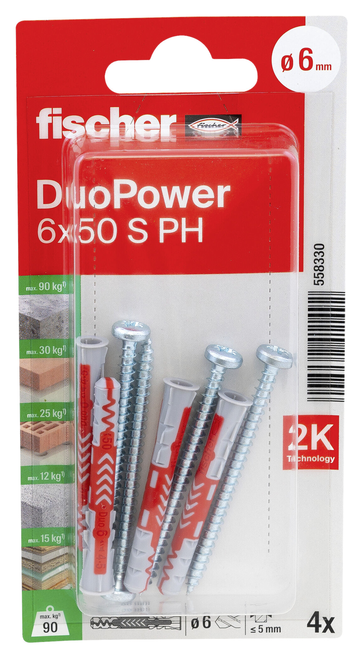 fischer Dübel- und Schraubenset