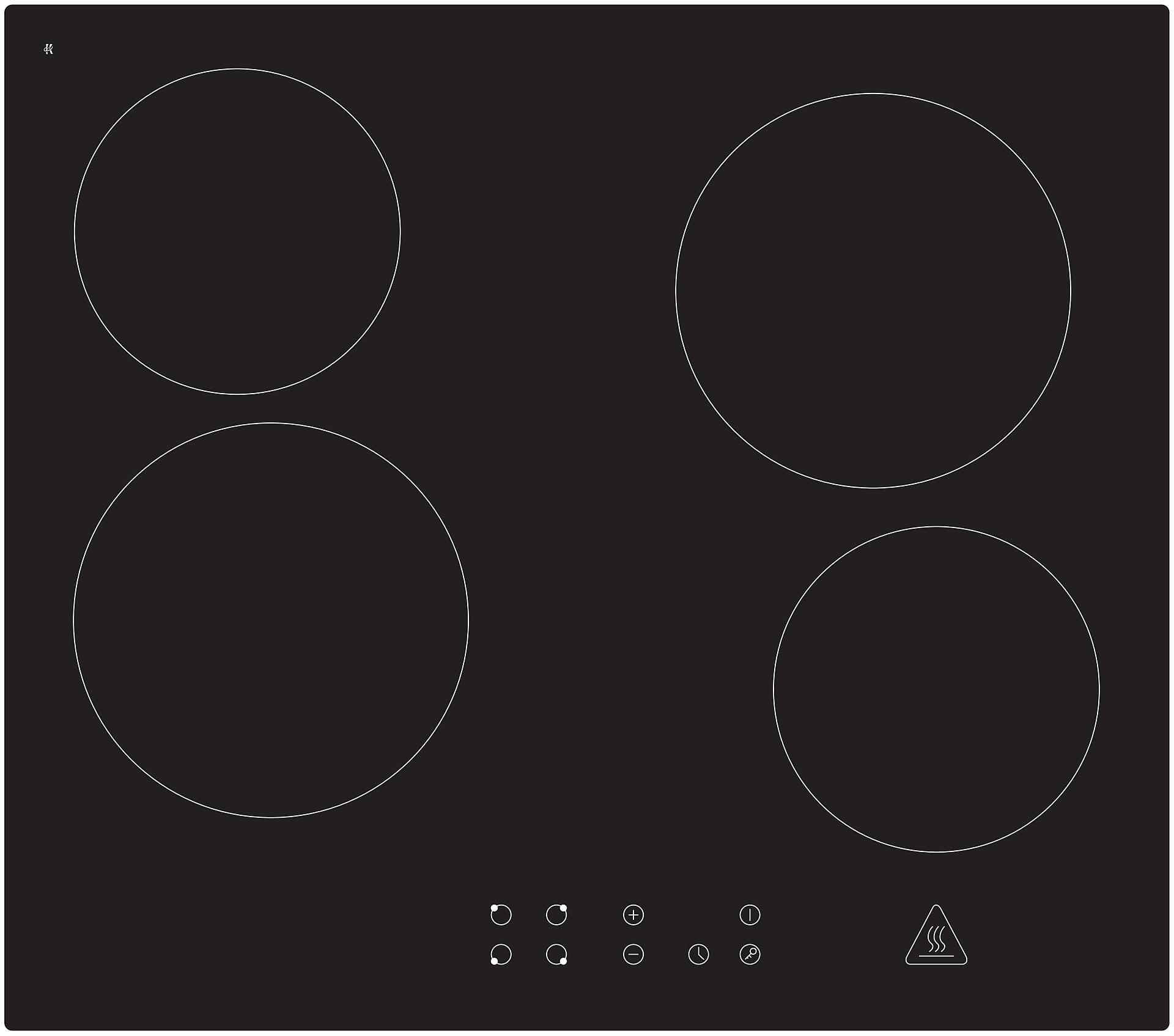 Respekta Küchenblock Amanda schwarz Hochglanz