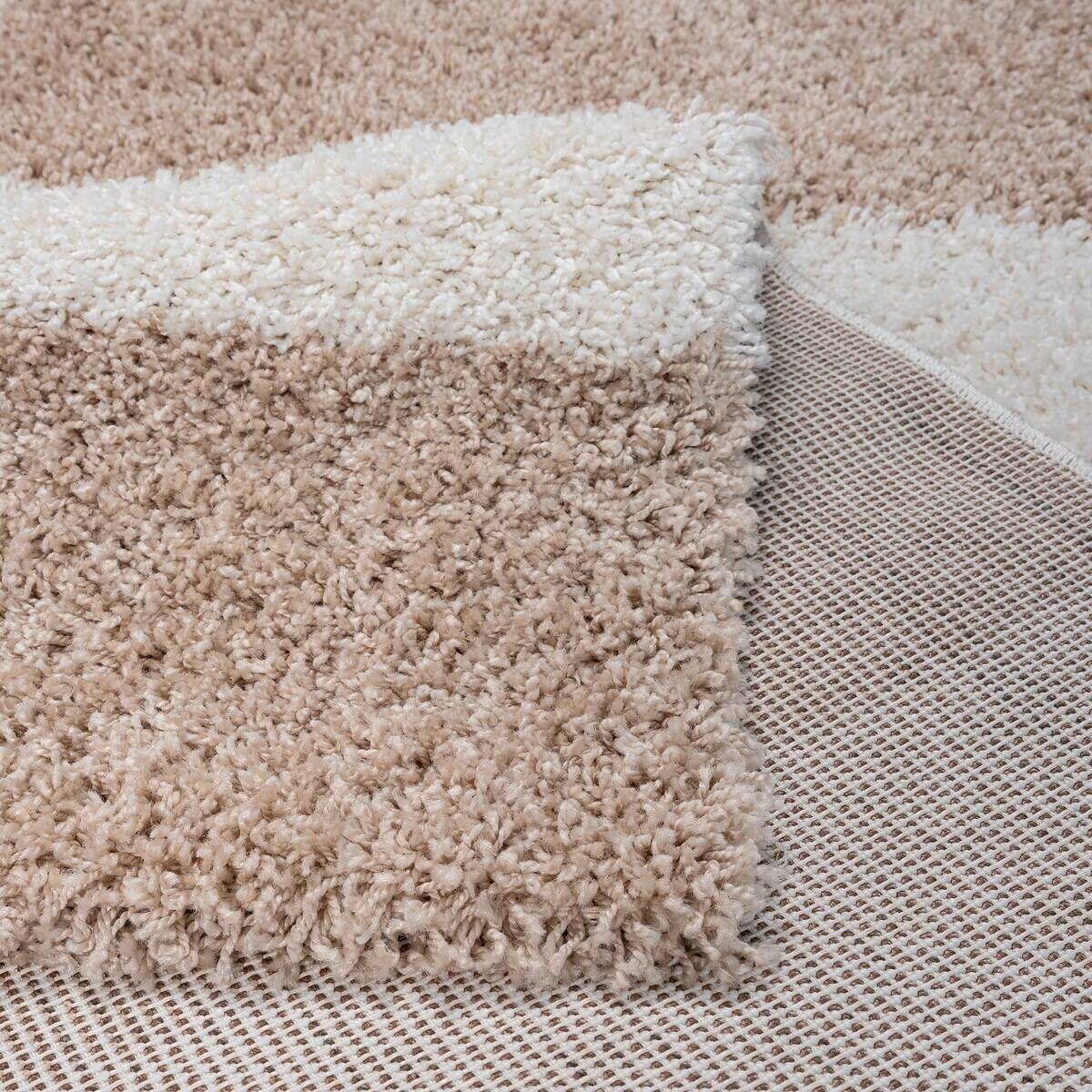 Sanat Hochflorteppich MILANO beige B/L: ca. 80x150 cm