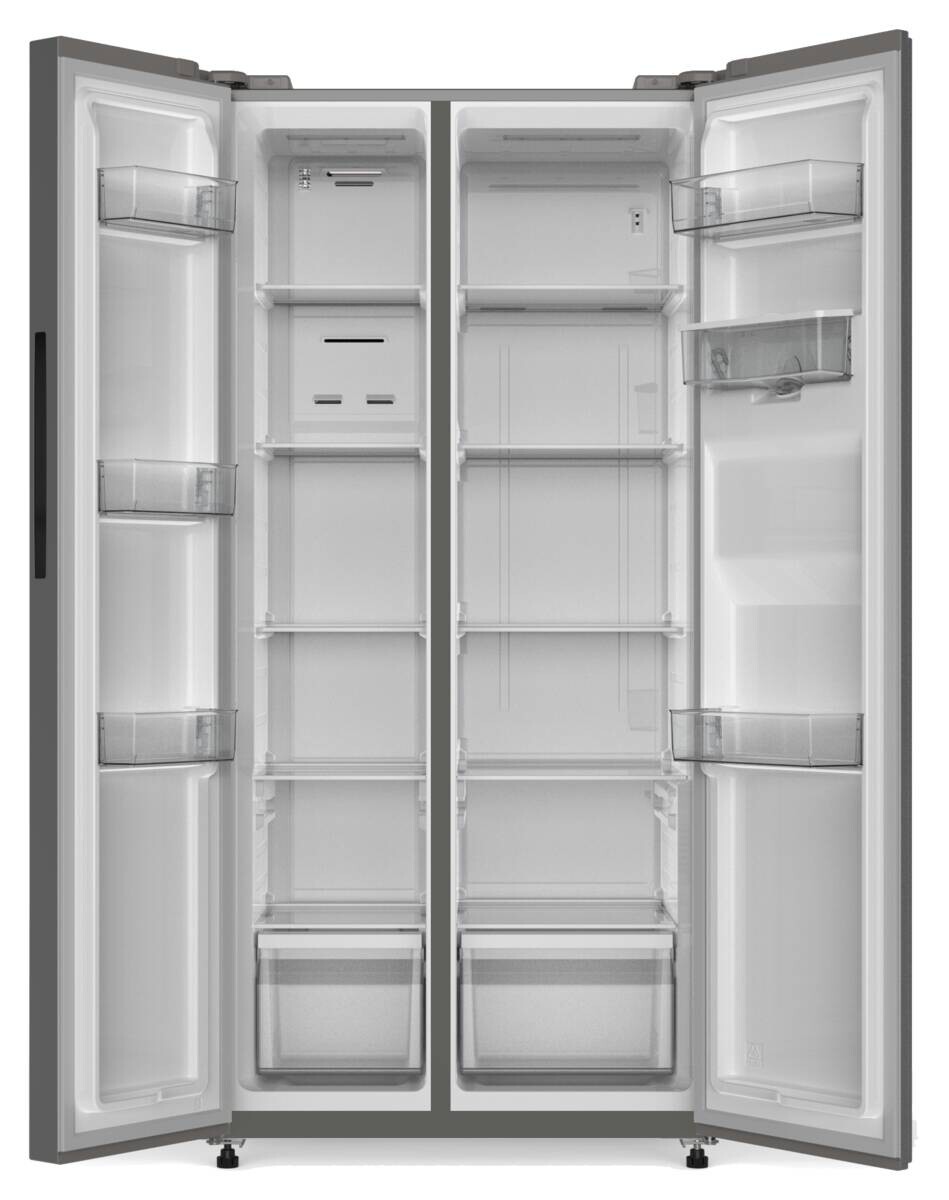 PKM Side-by-Side SBS480NFWDBJ schwarz B/H/T/L: ca. 83x178,5x61x61 cm