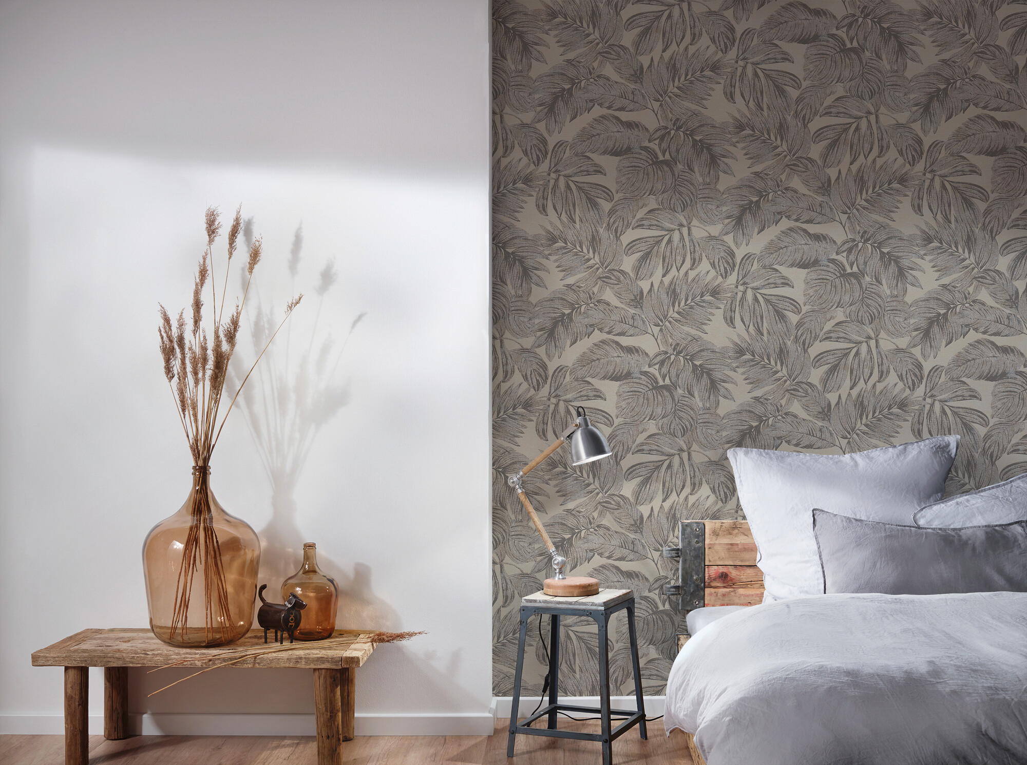 A.S.Creation Vliestapete beige grau B/H/D: ca. 53x1005x10 cm