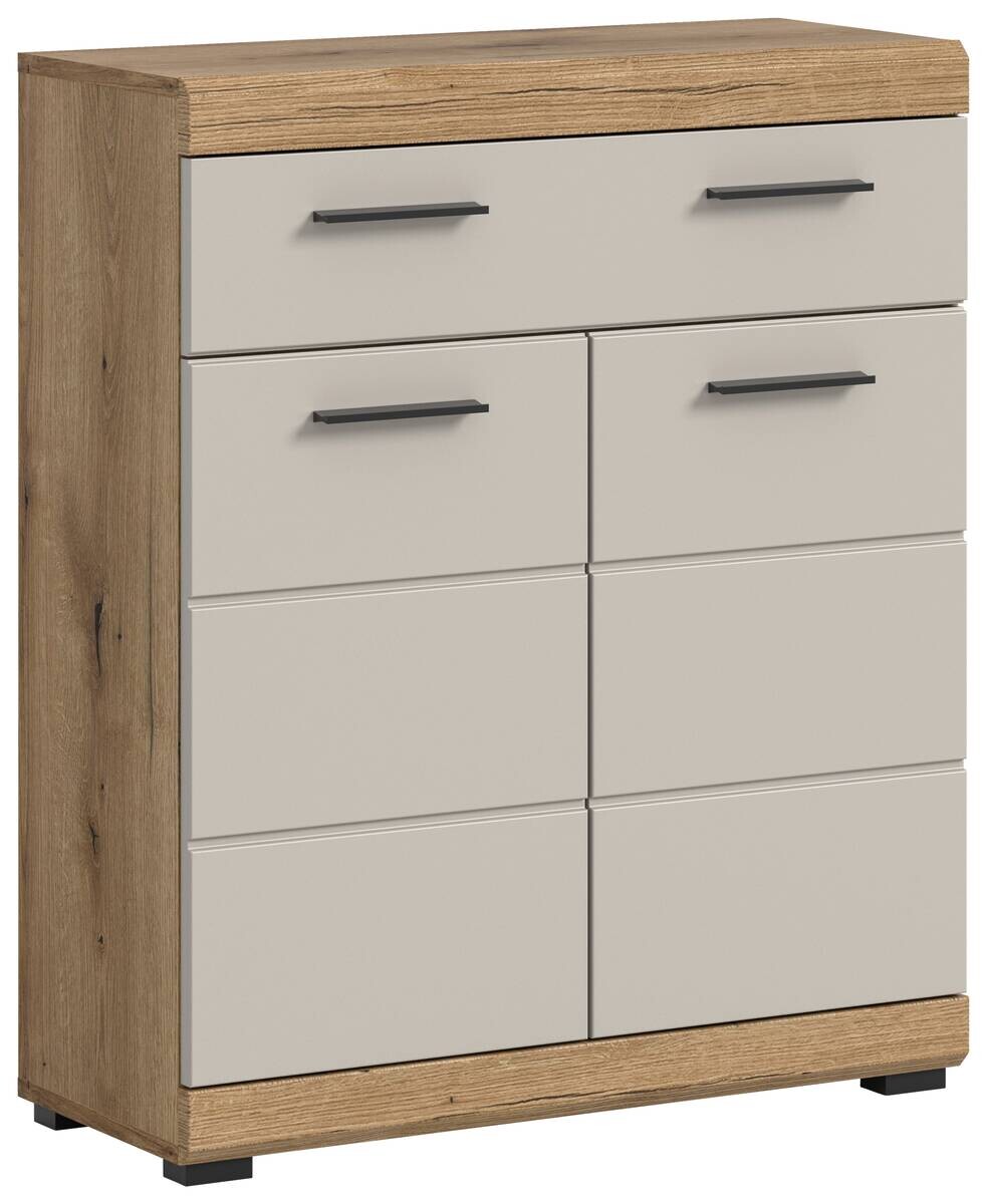 Badhochschrank Scout Evoke Oak Nachbildung Kaschmirgrau Nachbildung B/H/T: ca. 74x88x31 cm