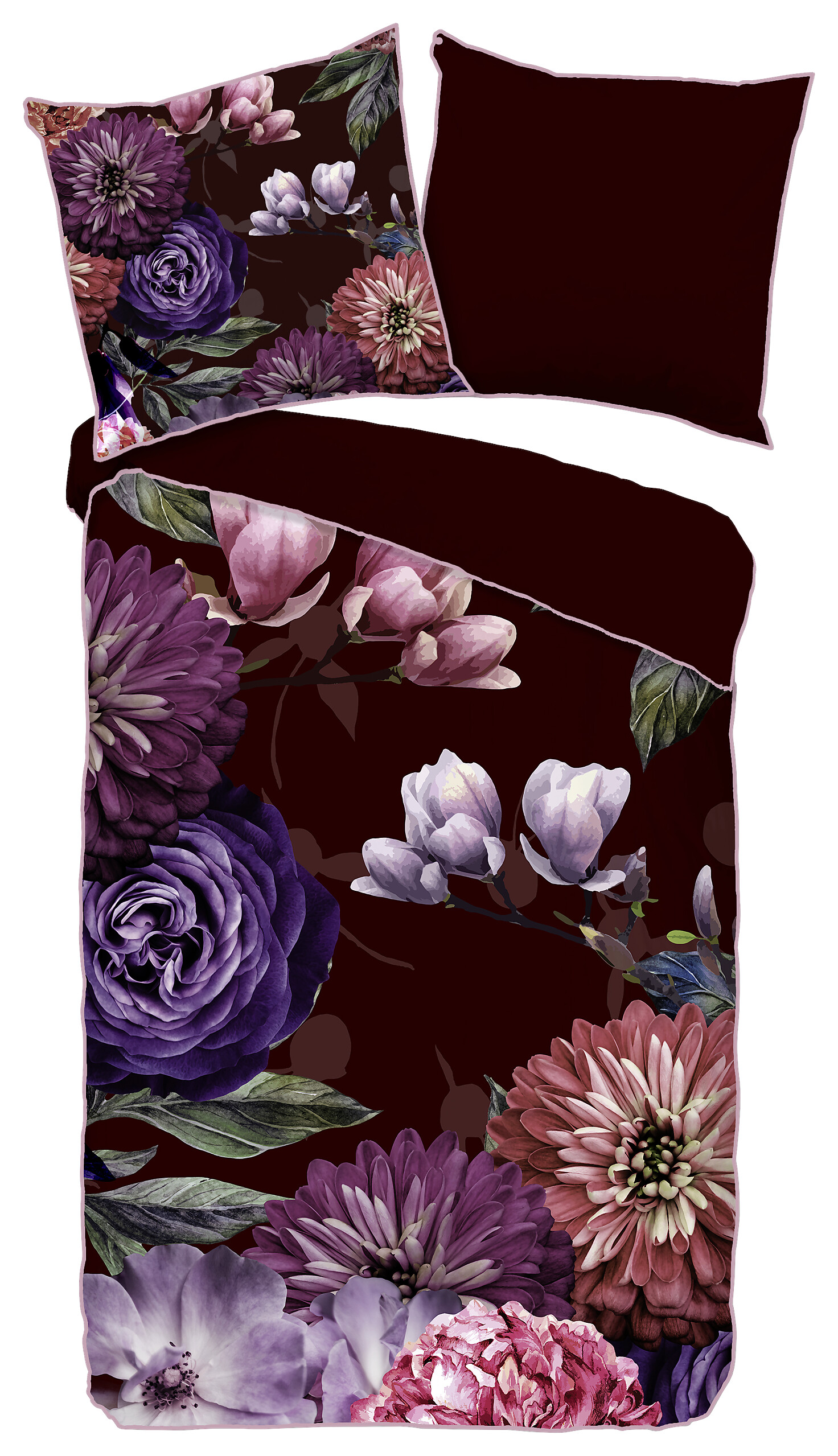 Baumwoll Bettwäsche Bloomie Satin