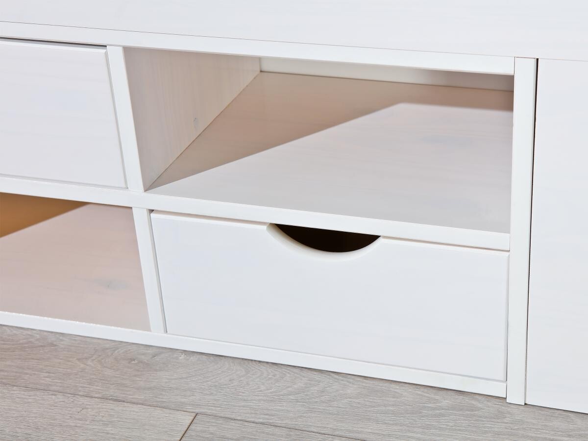 Funktionsbett Till weiß Liegefläche B/L: ca. 180x200 cm