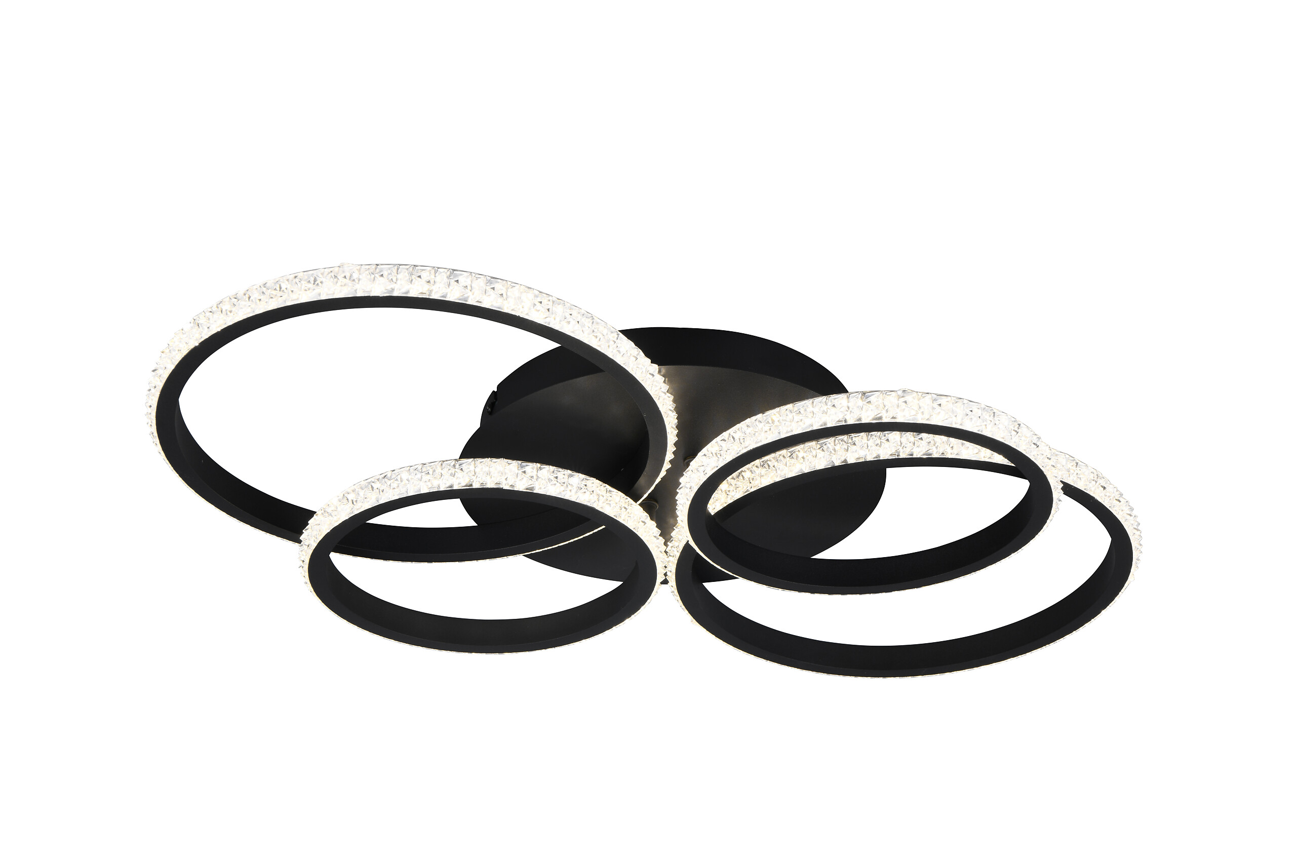 Reality LED-Deckenleuchte Cires mattschwarz Metall B/H/L: ca. 8,5x49,5x65,5 cm