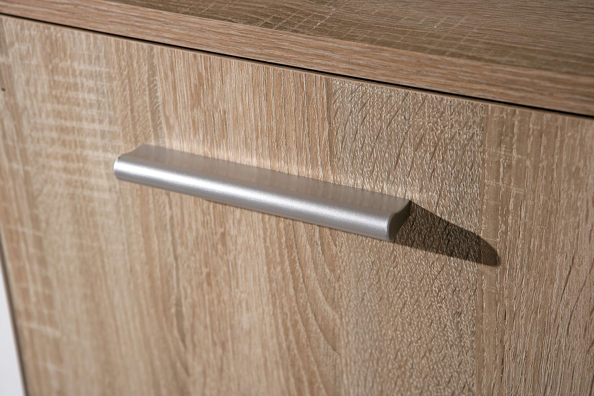 Kommode Egadi Eiche Sonoma Nachbildung weiß B/H/T: ca. 77x115x30 cm