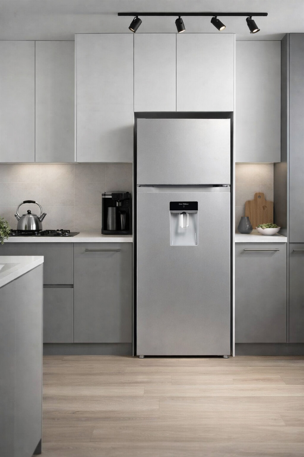 POCOline Kühl-/Gefrierkombination KGK 143-211DSIWD silber B/H/T: ca. 54x142,8x55,1 cm