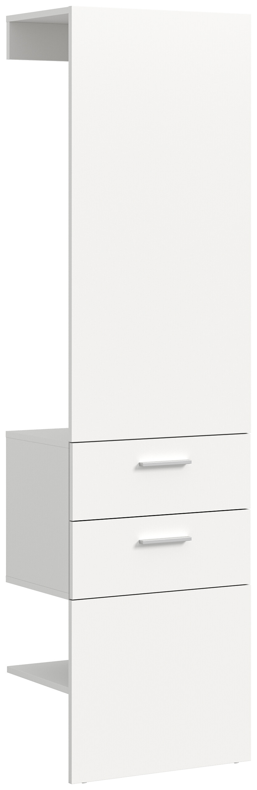 Garderobenpaneel VAGA weiß B/H/T: ca. 52x190x36 cm