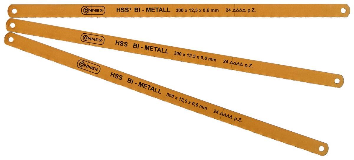 CONNEX Metallsägeblatt L: ca. 30 cm 3 tlg.