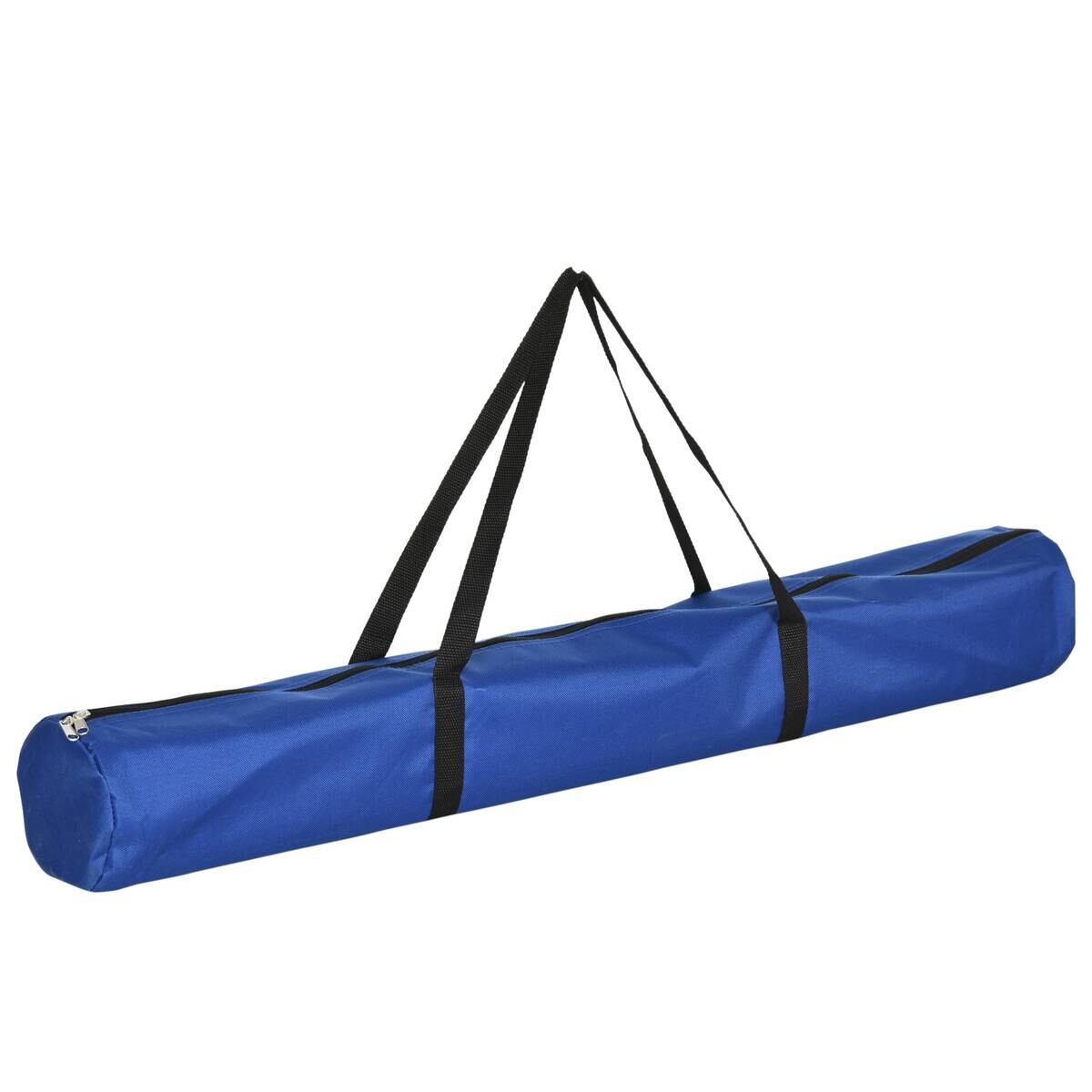 PawHut Hunde-Agility-Set blau Kunststoff B/H/L: ca. 60x94x305 cm