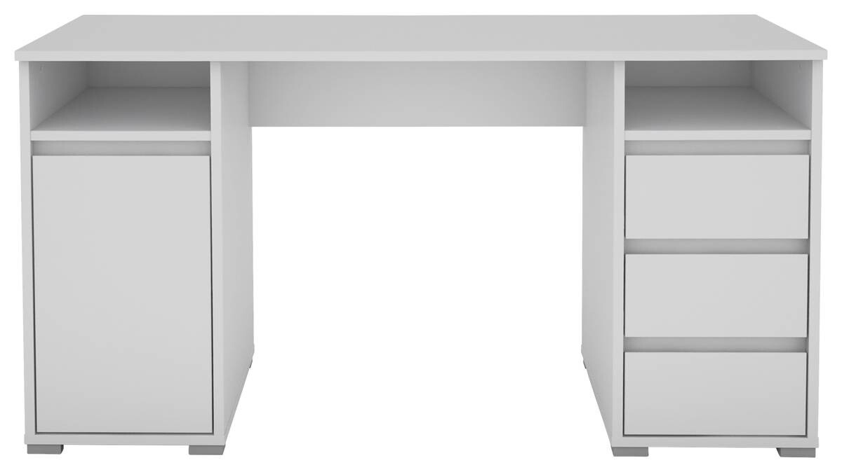 Schreibtisch LOBO weiß B/H/T: ca. 138x75x55 cm