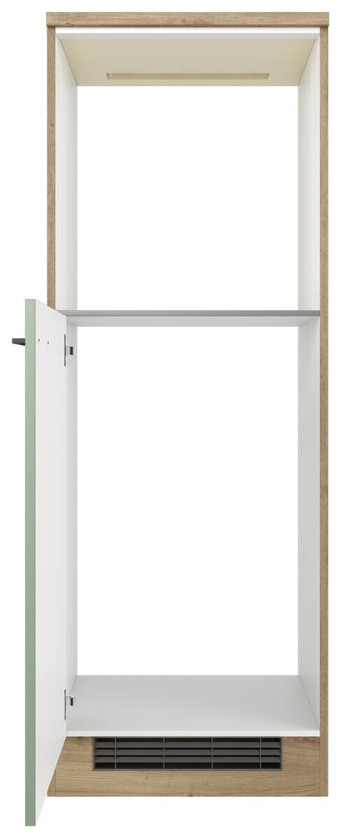 Kühlumbauschrank Cara grün B/H/T: ca. 60x168,5x60 cm