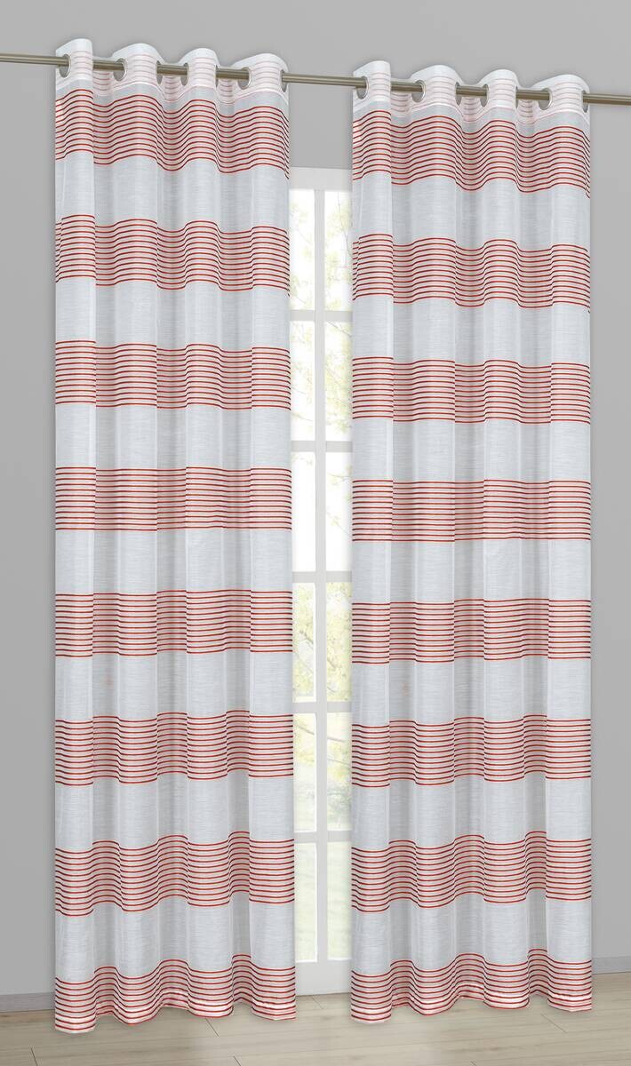 home Topline Ösenvorhang Mina rost B/L: ca. 135x245 cm