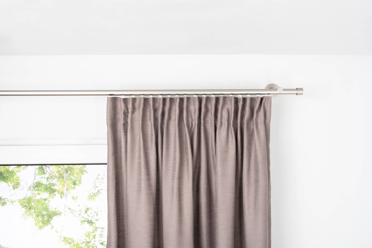 Kombivorhang 2er Pack Balance taupe B/L: ca. 135x245 cm