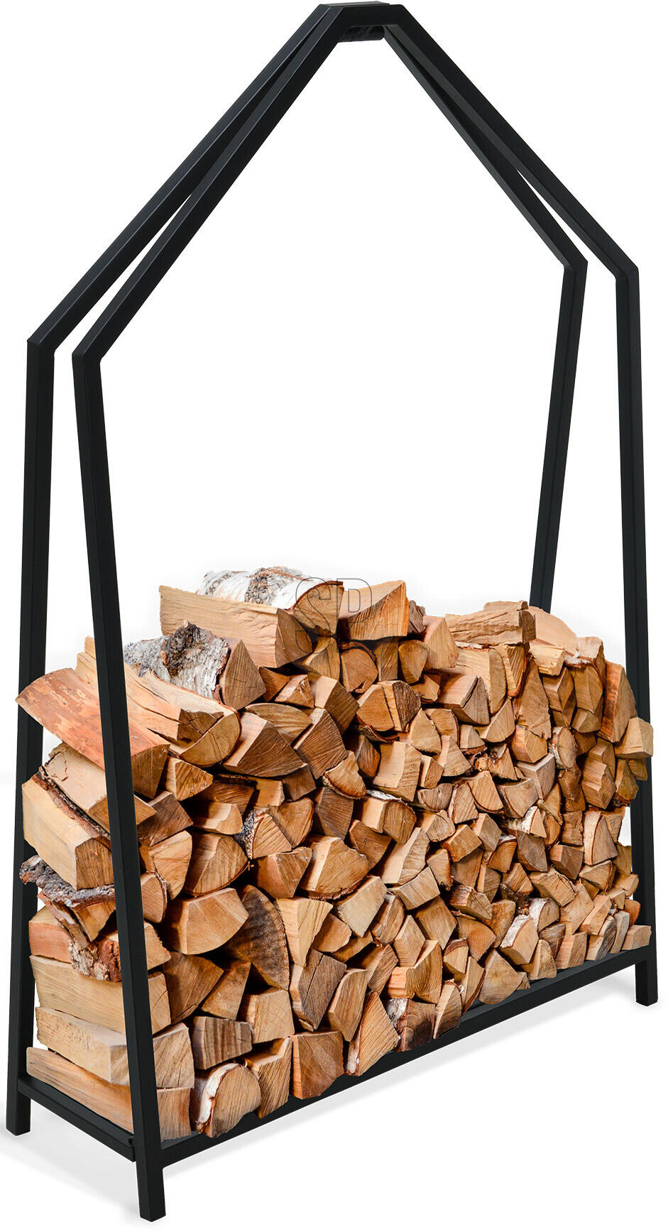 Kaminholzständer schwarz B/H/L: ca. 78,5x7x117,5 cm Kaminholzständer schwarz B/H/L: ca. 78,5x7x117,5 cm