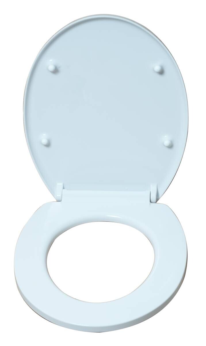 POCOline WC-Sitz weiße Herzen cremeweiß Duroplast