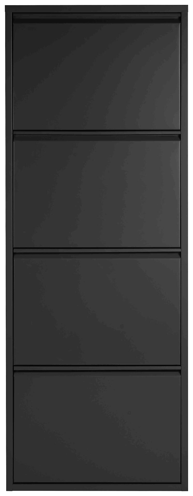 Schuhkipper Blacky schwarz matt B/H/T: ca. 50x136x13 cm