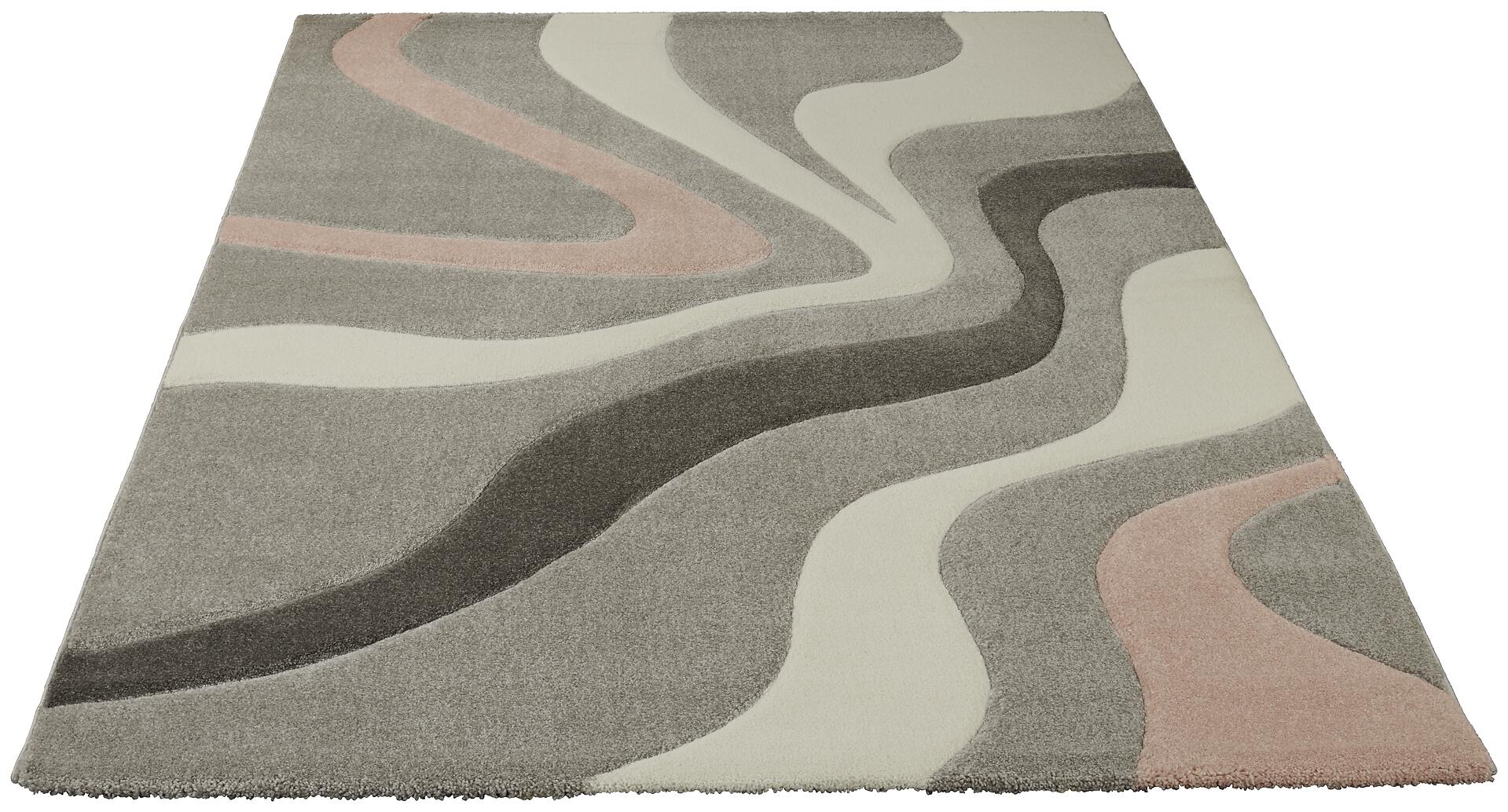 Webteppich Casino grau B/L: ca. 60x110 cm