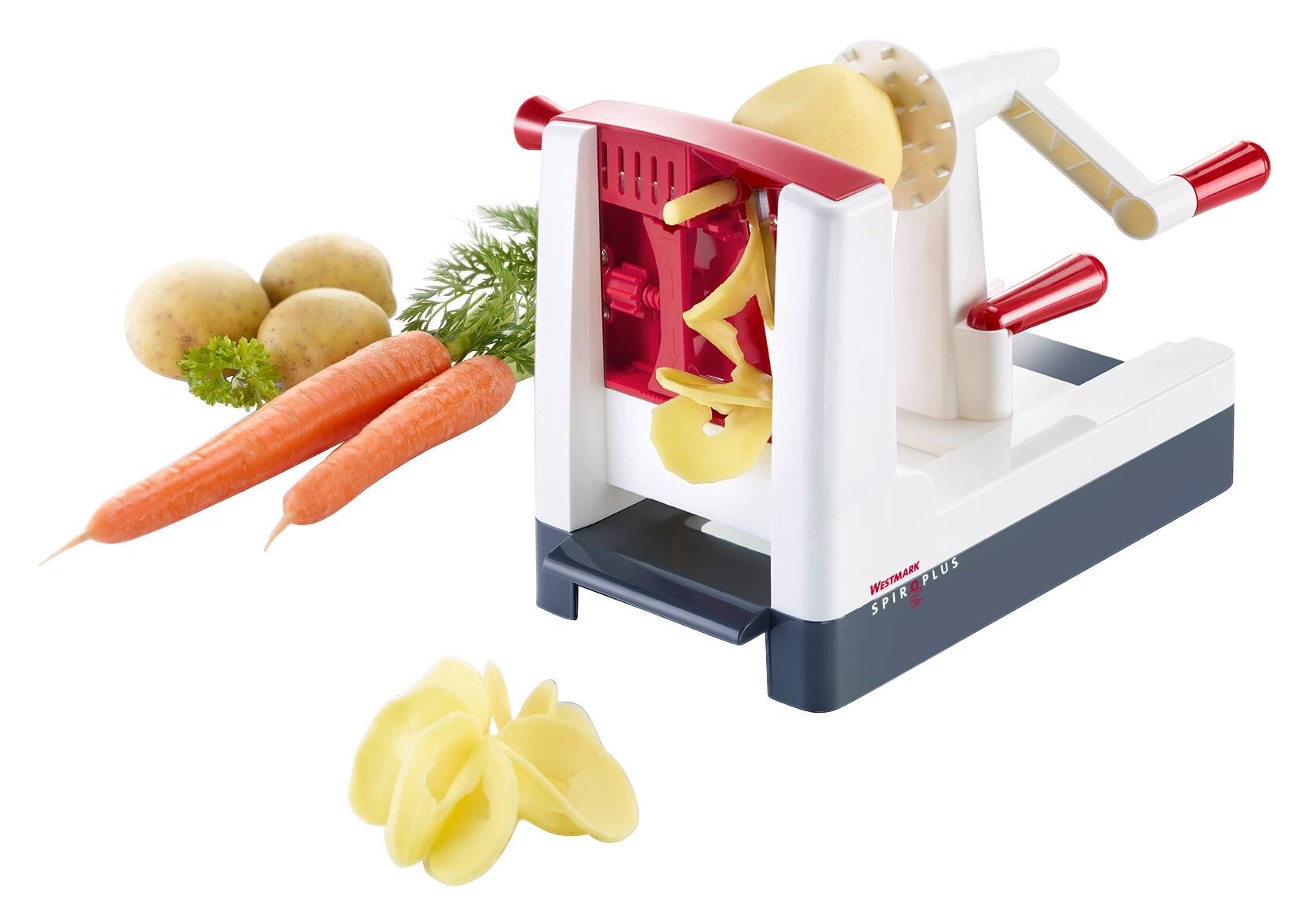 Westmark Gemüseschneider Spiro Plus weiß Kunststoff