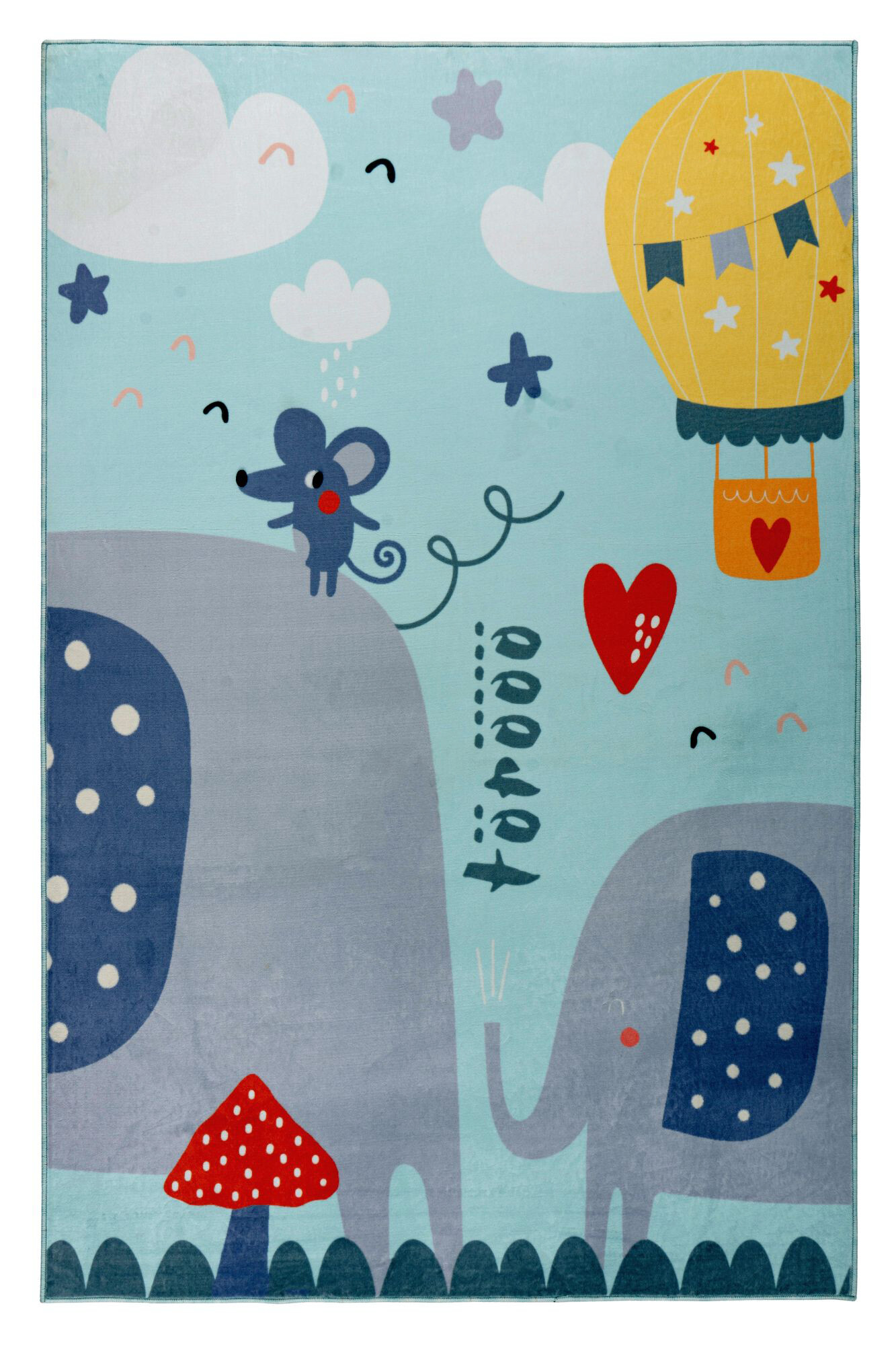 Obsession Teppich Magic Kids ML mehrfarbig B/H/L: ca. 115x11,5x160 cm