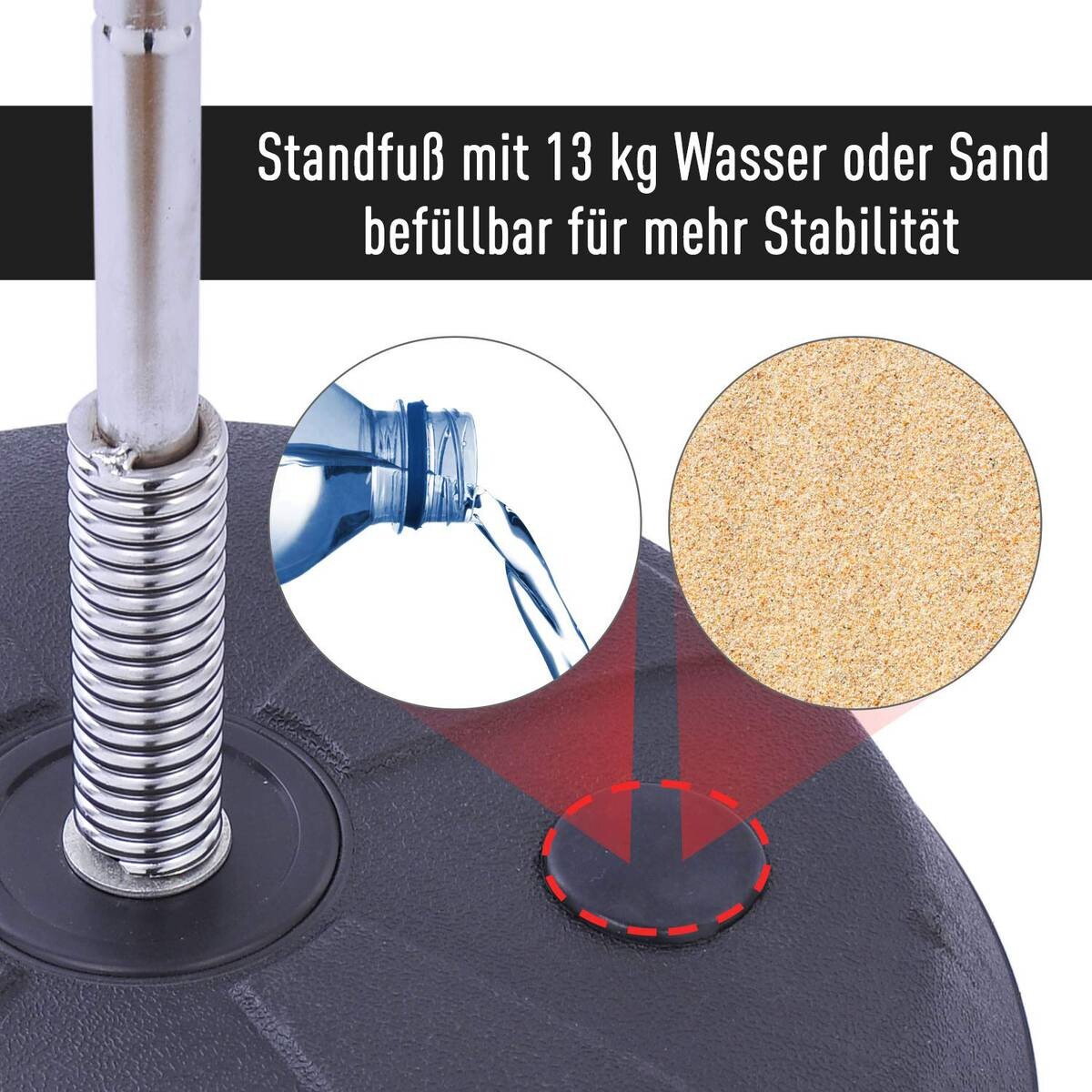 HOMCOM Punchingballset schwarz Metall H/D: ca. 146,5x43 cm