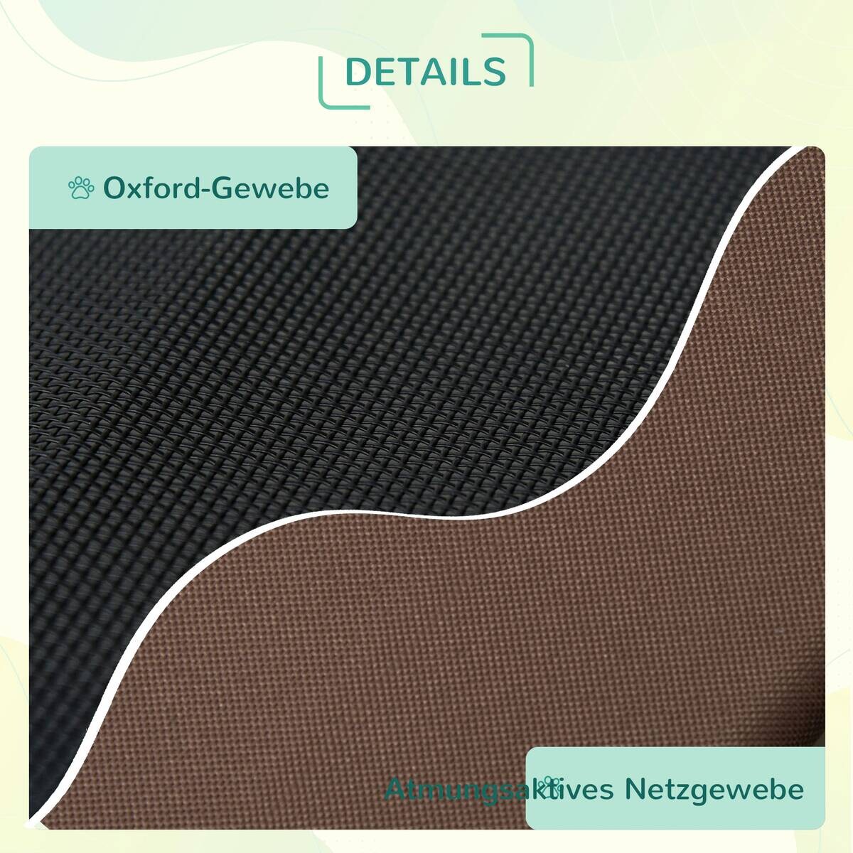 PawHut Hunde-Zubehör schwarz Polyester B/H/L: ca. 76x92x90 cm