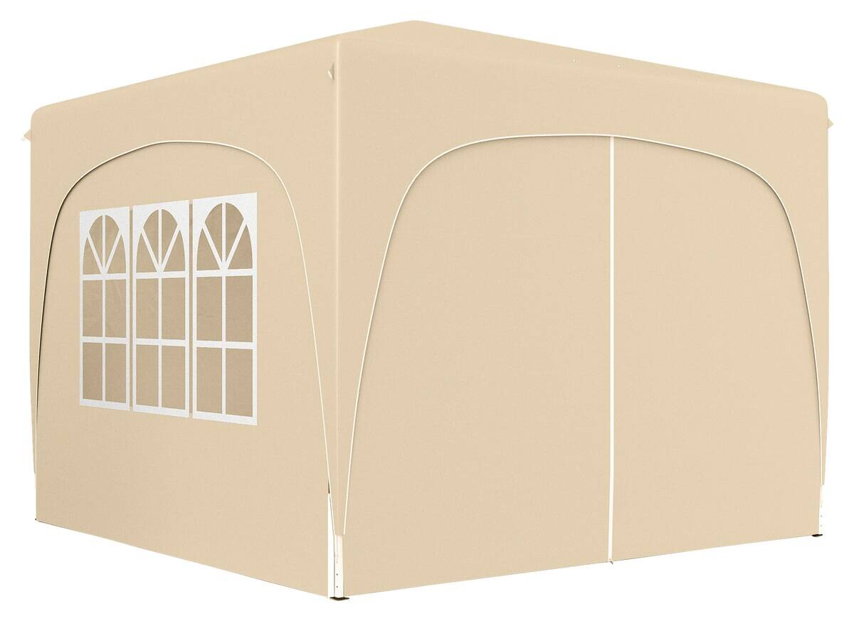 Outsunny Pavillon sand Metall B/H/L: ca. 300x273x300 cm