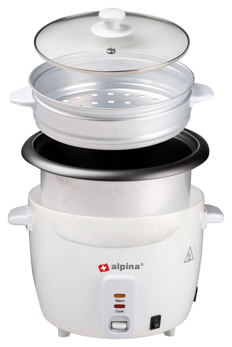 alpina Reiskocher weiß B/H/L: ca. 27x30,5x31 cm