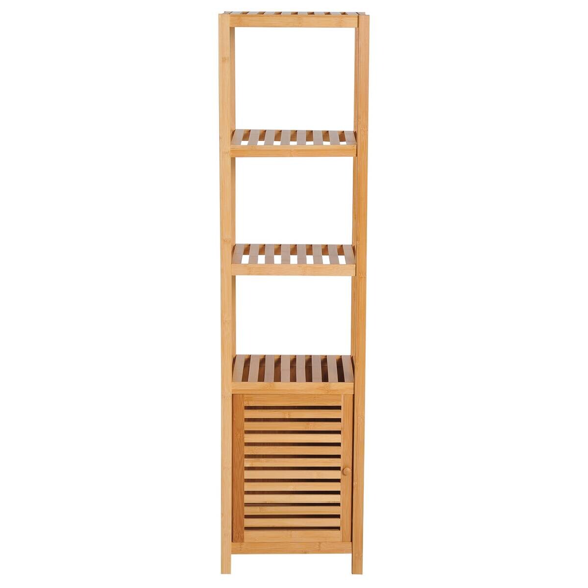 Badschrank natur Edelstahl B/H/L: ca. 33x36x140 cm
